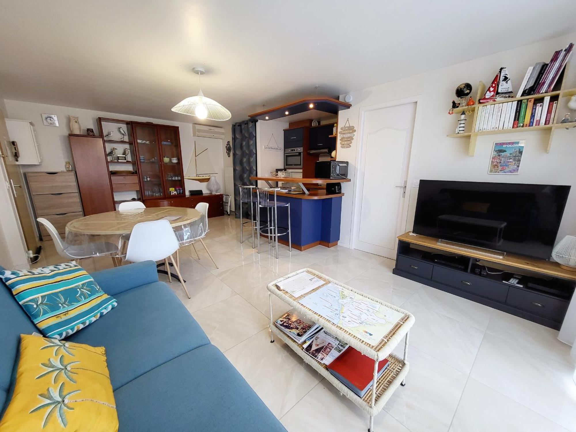 Appartement Moderne Au Centre-Ville, 150M Plage, Wifi, Confort Ideal Pour Familles - Fr-1-92-876 Ле-Сабль-д'Олонн Екстер'єр фото